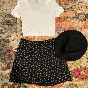 American Apparel White Crop